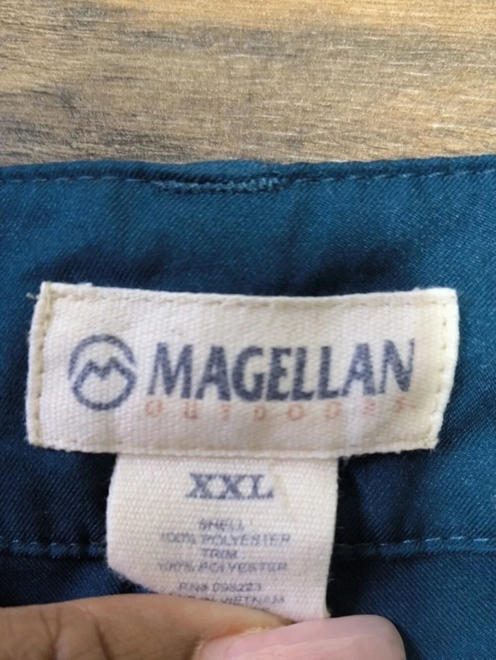 Magellan Outdoors Men's Deep Navy Flat Front Shorts